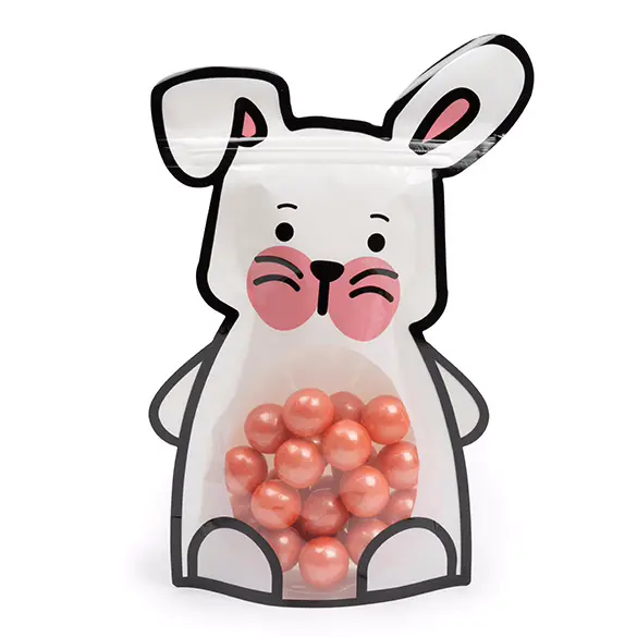 Bunny Shaped Pouch with Zipper