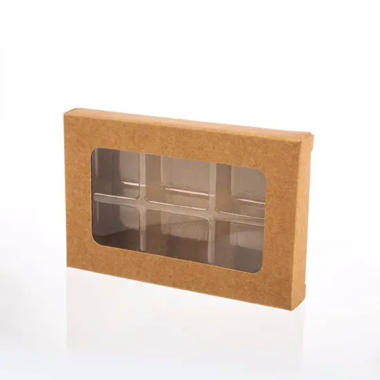 Kraft Artisan Candy Box Set for 6 Pieces